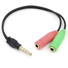 CABLE DOBLE PLUG ESTEREO 3.5 A JACK 3.5 ESTEREO