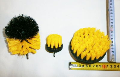 SET X 3 CEPILLOS P/TALADRO CON CERDA PLASTICA