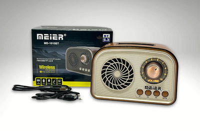 PARLANTE RADIO VINTAGE MULTIFUNCIONAL MEIER