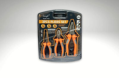 SET DE 3 PINZAS EN BLISTER