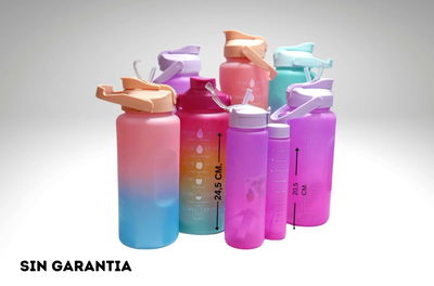 SET DE 3 BOTELLAS MOTIVACIONALES