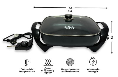 OLLA ELECTRICA MULTIUSO CUADRADA