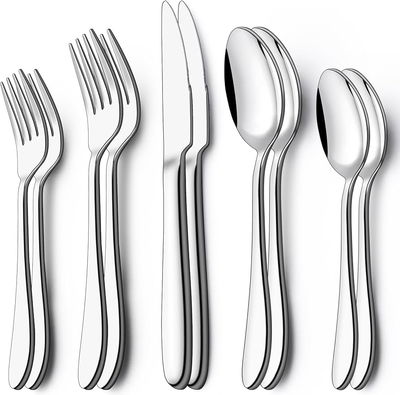 SET DE CUBIERTOS 6 PCS PLATEADO