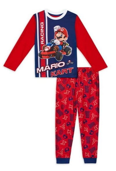 Pijama de algodon con pantalon de micropolar 