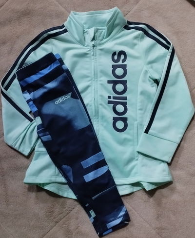 Conjunto adidas media estacion campera y calza 