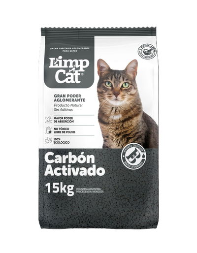 LIMPCAT PACK FAMILIAR X 15 KG CON CARBON ACTIVADO