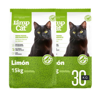 LIMPCAT PACK FAMILIAR X 30 KG LIMON
