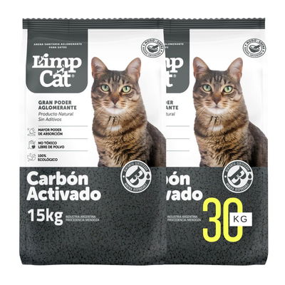 LIMPCAT PACK FAMILIAR X 30 KG CON CARBON ACTIVADO