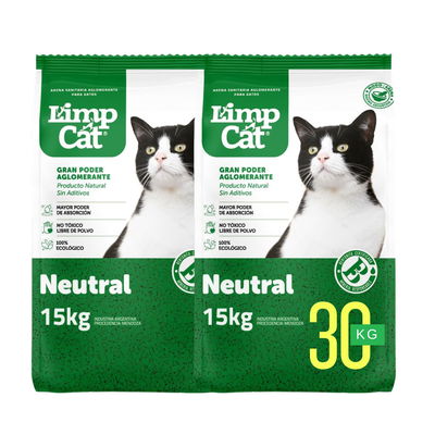 LIMPCAT PACK FAMILIAR X 30 KG NEUTRA