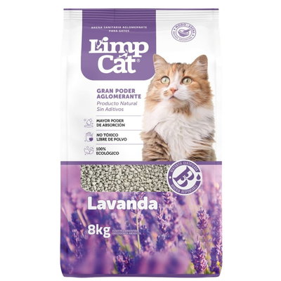 LimpCat Arena Aglomerante Lavanda 8 kg Premium