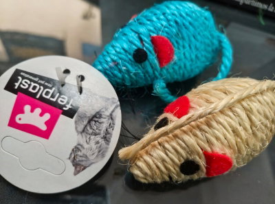 JUGUETES de Sisal y Yute Natural Ferplast para Gatos