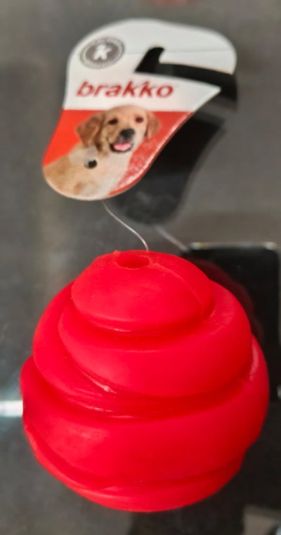 Pelota de Goma Espiral Twist Brakko Dispensa Premios para Perros