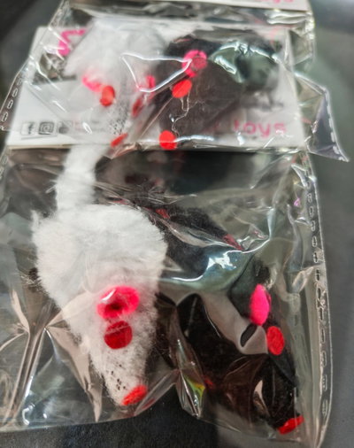 Ratoncitos de Peluche Suave Ferplast para Gatos (Pack x2)