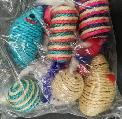 JUGUETES de Sisal y Yute Natural Ferplast para Gatos