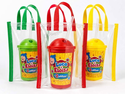 Combo Vaso Milkshake + Bolsa pvc