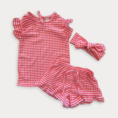 Conjunto MC Cuadrille Vicky con vincha
