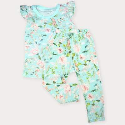 Conjunto musculosa voladito Merlina Aqua