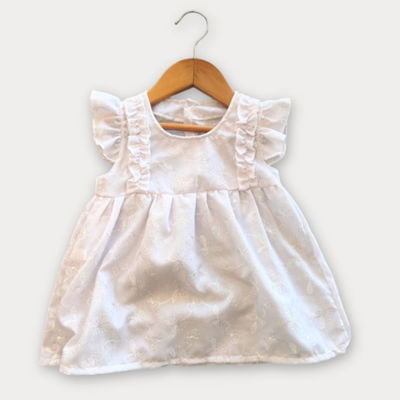 Vestido MC Broderi Blanco