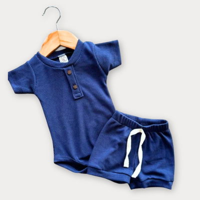Conjunto MC Waffle body + short