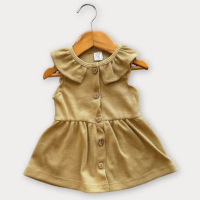 Vestido tipo musculosa Waffle 