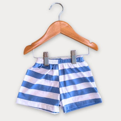Short de algodón Rayas Blue