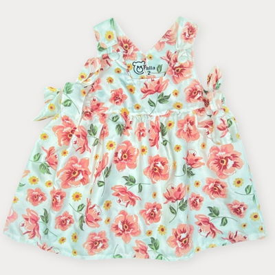 Vestido tipo musculosa Flowers