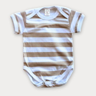 Body MC a rayas beige 