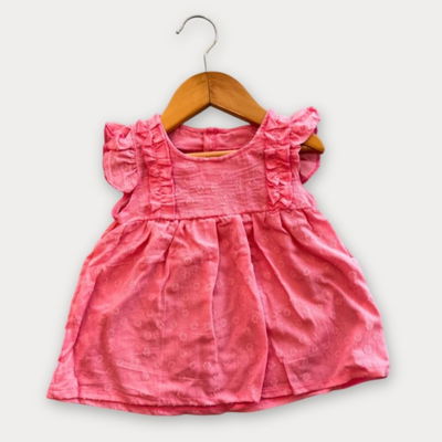 Vestido MC Broderi New Rosado