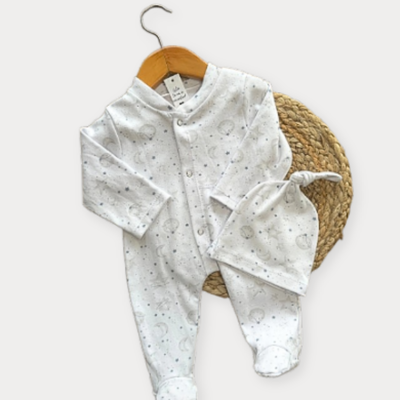 Pijama Enterito con gorrito Space