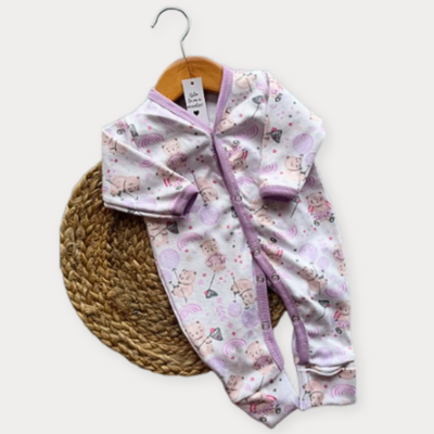 Pijama Enterito Hello Bear Lila