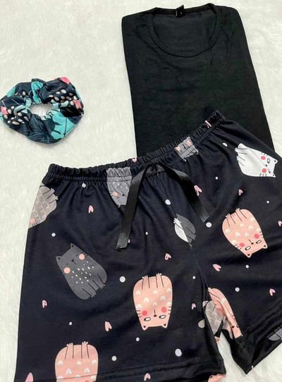 Pijama Corto: Gatitos