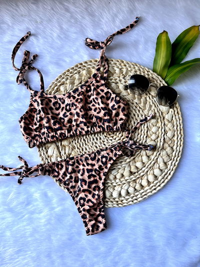 Bikini Animal Print - Corpiño Top - Colaless