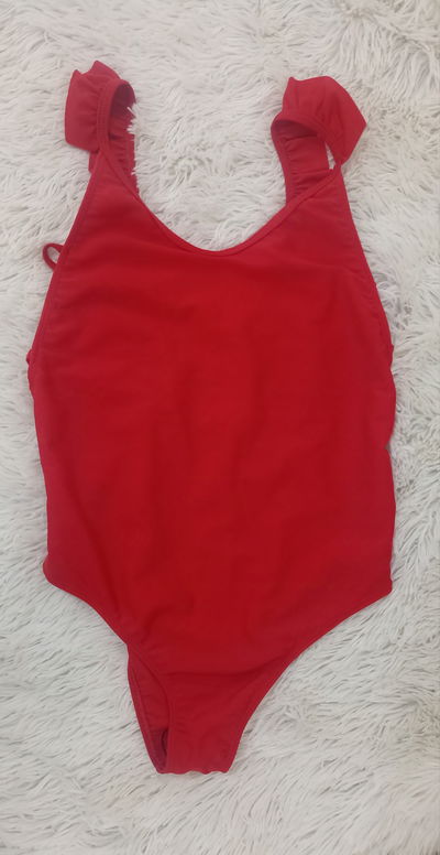 Malla Enteriza Roja Volados Vedetina