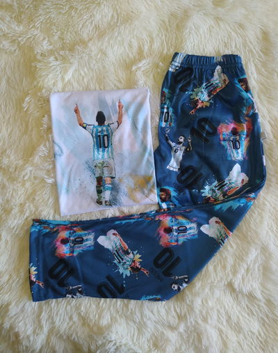 Pijama infantil Largo - Messi - Manga larga (solo en talle 4)