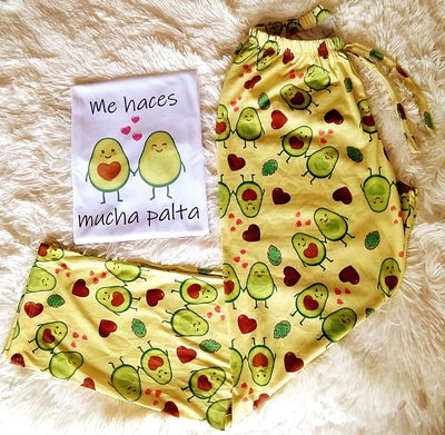 Pijama Largo - Paltas - Manga Corta