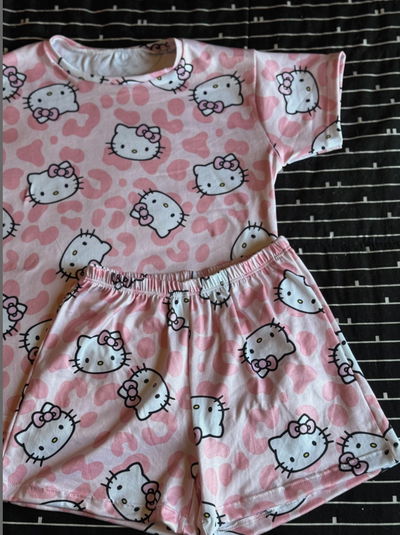 Pijama Corto Infantil - Hello Kitty- para niño/a