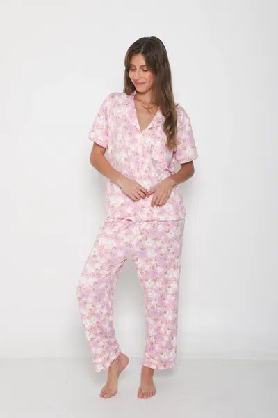 Pijama Camisero Largo - Manga Corta