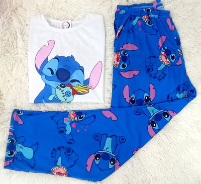 Pijama Largo - Stitch - Manga Larga
