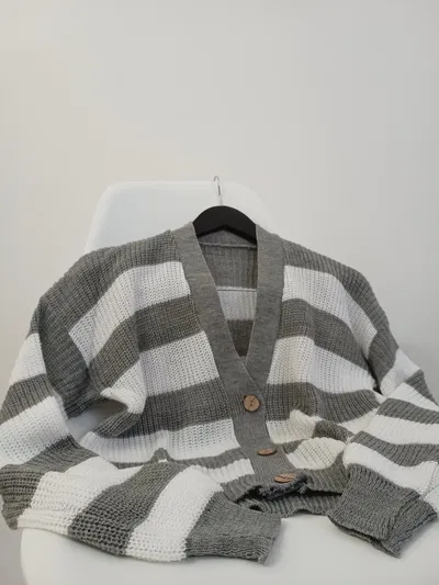 Cardigan Rayado