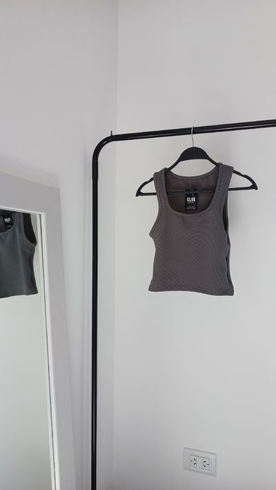 Top Cuello Cuadrado Microfibra