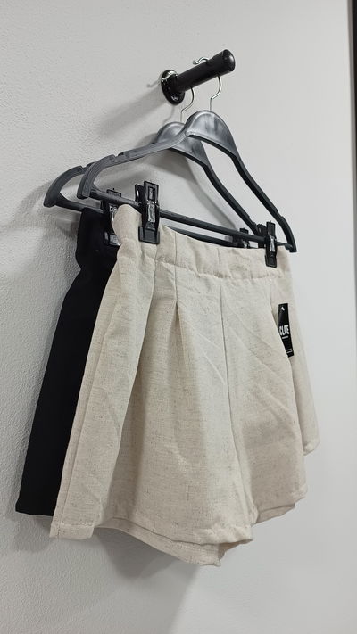 Short Lino Pinzas