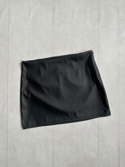 Pollera Tubo Cierre Cuerina