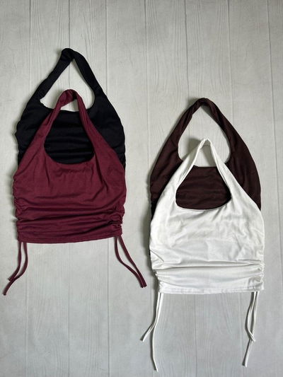 Top Frunces Laterales Modal Soft