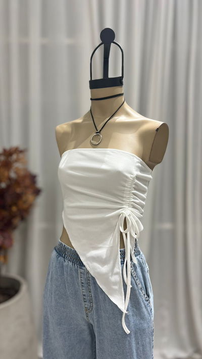 Bando Irregular Frunce Pico