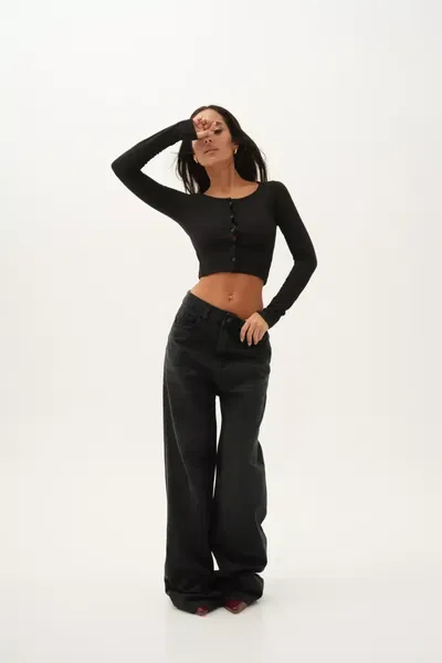 Wide Leg Bigotes Rigido