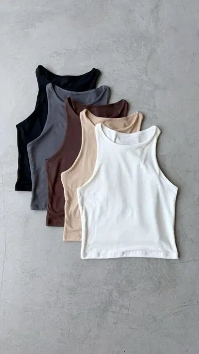 Top Musculosa Doble Delantero Soft