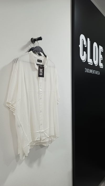 Camisa de Lino Cuello Mao