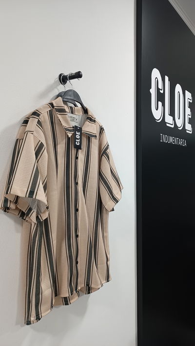 Camisa Crochet Rayado