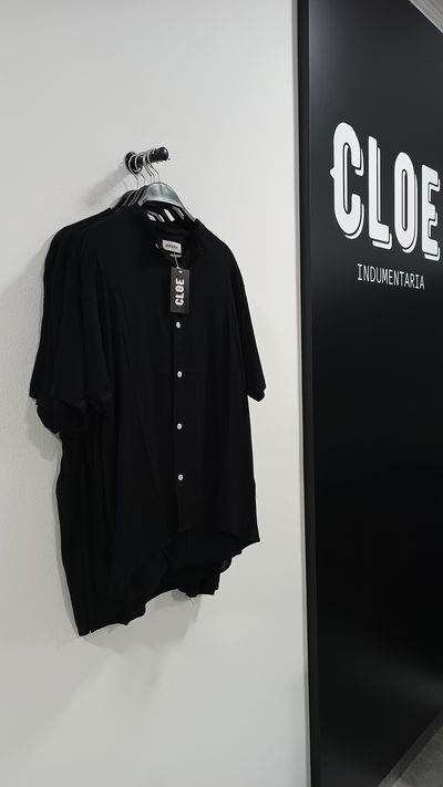 Camisa de Lino Cuello Mao