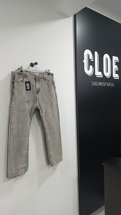 Mom Gris Nevado Liso